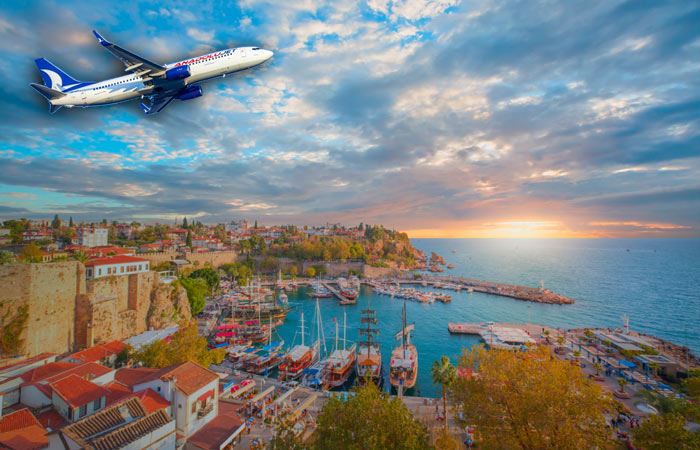 Türkiye'nin Turizm Başkenti Antalya'ya AnadoluJet ile uçalım